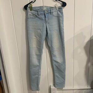 SO Light Blue Jeggings Juniors Size 7 Regular